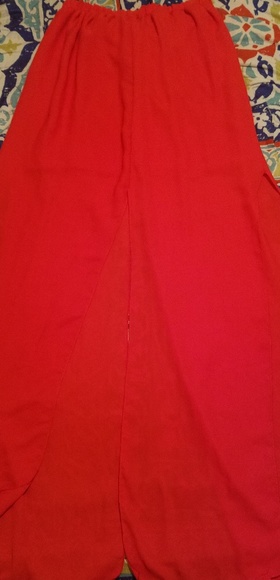 💥💣3/20Red Split Maxi Skirt - Picture 4 of 5